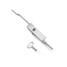 Stainless Steel Gate Lock with Key MS821‑1 – Corrosion‑Resistant Cabinet Door Lock for Outdoor Secure Use