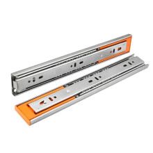 Stainless Steel Soft Close Drawer Slides 16inch Ball Bearing Side Mount Full Extension Heavy Duty Rails