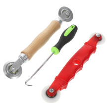 Window Screen Tool with Bearing Smooth Roller and Hook Set for Easy Door and Window Spline Installation