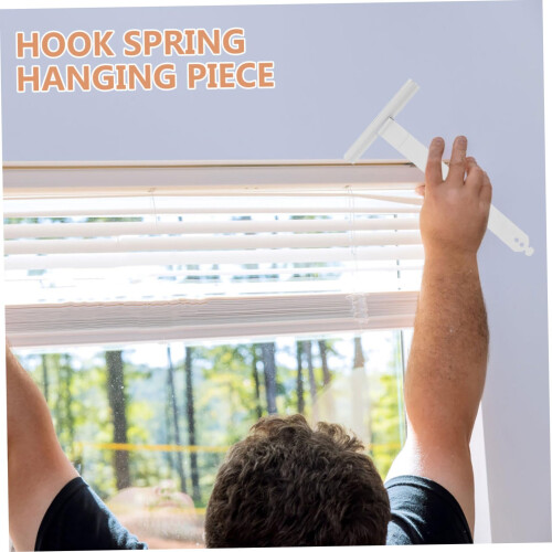 4pcs Iron Roller Shutter  Springs Set for Window Blind Replacement, Quick Hook Installation 1