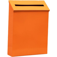 Wall Mounted Mailbox with Large Capacity Iron Build, Rainproof Decorative Design and Newspaper Holder for Home or Office