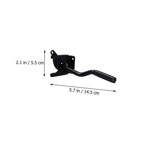 Heavy Duty Gate Latch Set, Automatic Gravity Lock, Rust‑Resistant Outdoor Fence Lock with Padlock, 2 Pack 1