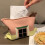 Knit Tissue Box, Cotton Yarn, 90g Pink/Yellow 8