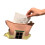 Knit Tissue Box, Cotton Yarn, 90g Pink/Yellow 15