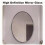 Oval Black Frame Bathroom Mirror 40x60cm, HD Silver Reflection, Explosionproof, Wall Mounted Decor 3
