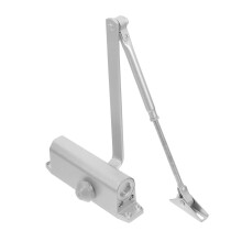 Hydraulic Door Closer for Aluminum Alloy Doors, SpringAssisted Quiet Auto Close, Easy Installation