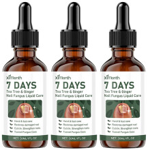 (3pcs) 7 Days Tea Tree Ginger Nail Growth Serum, Anti-Fungal Liquid for Nail & Toenail Care, Strengthens & Nourishes for Men & Women