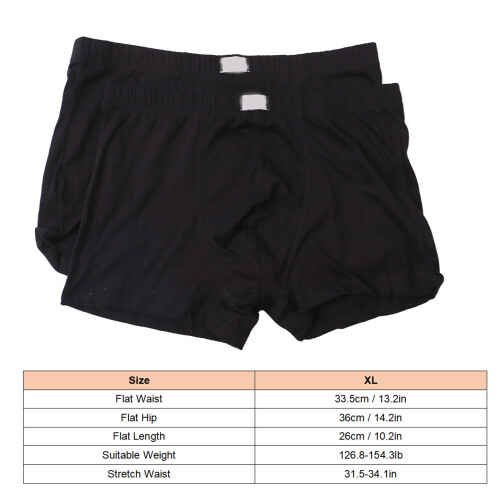 Men XL170/100 6pcs Plain Color Breathable Briefs 1