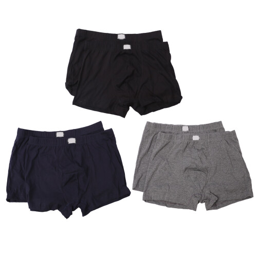 Men XL170/100 6pcs Plain Color Breathable Briefs 2