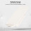15W White Foldable Desktop Wireless Charger Stand 6