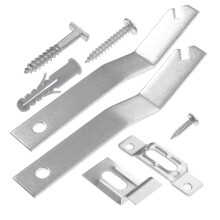 2 Sets AntiTheft Picture Hanging Kit with Secure Locking Design for Frames Artwork and Mirrors