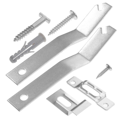 2 Sets AntiTheft Picture Hanging Kit with Secure Locking Design for Frames Artwork and Mirrors