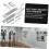 2 Sets AntiTheft Picture Hanging Kit with Secure Locking Design for Frames Artwork and Mirrors 2