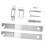 2 Sets AntiTheft Picture Hanging Kit with Secure Locking Design for Frames Artwork and Mirrors 5