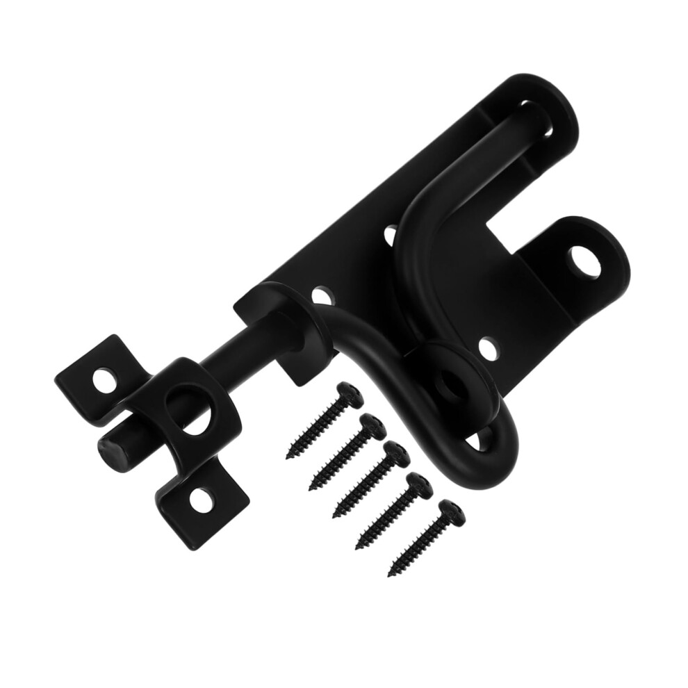 Heavy Duty Gate Latch Lock For Outdoor Fence And Garden Shed, Carbon Steel, Easy To Install 9771547892908
