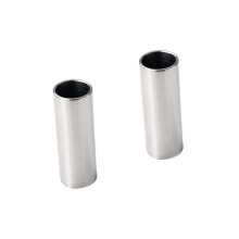 2 Pack Chromed Steel Guitar Slide for Electric and Acoustic Guitars Bright Tone and Comfort