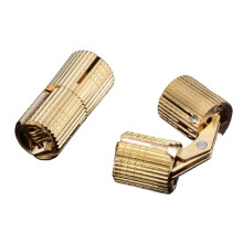 Pure Copper Brass Barrel Hinge 8mm Silent 180 Opening Gold Finish Concealed Cabinet and Gift Box