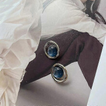 (18mm, dark blue) 5pcs Creative Saturn's Ring Buttons Straw Hat Shape Gold Color Metal Shank Buttons Clothes Decorative Buttons 2025