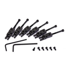Locking String Holders 6‑Piece Dual Locking System for Guitar Bridge Compatible with Floyd Rose, Secure String Anchoring