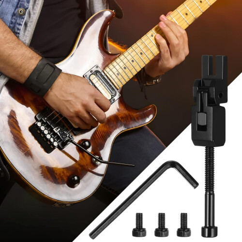 Locking String Holders 6‑Piece Dual Locking System for Guitar Bridge Compatible with Floyd Rose, Secure String Anchoring 2