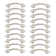 20PCS Vintage Drawer Pull Handles for Jewelry Box Cabinet, Durable Zinc Alloy Antique Knobs