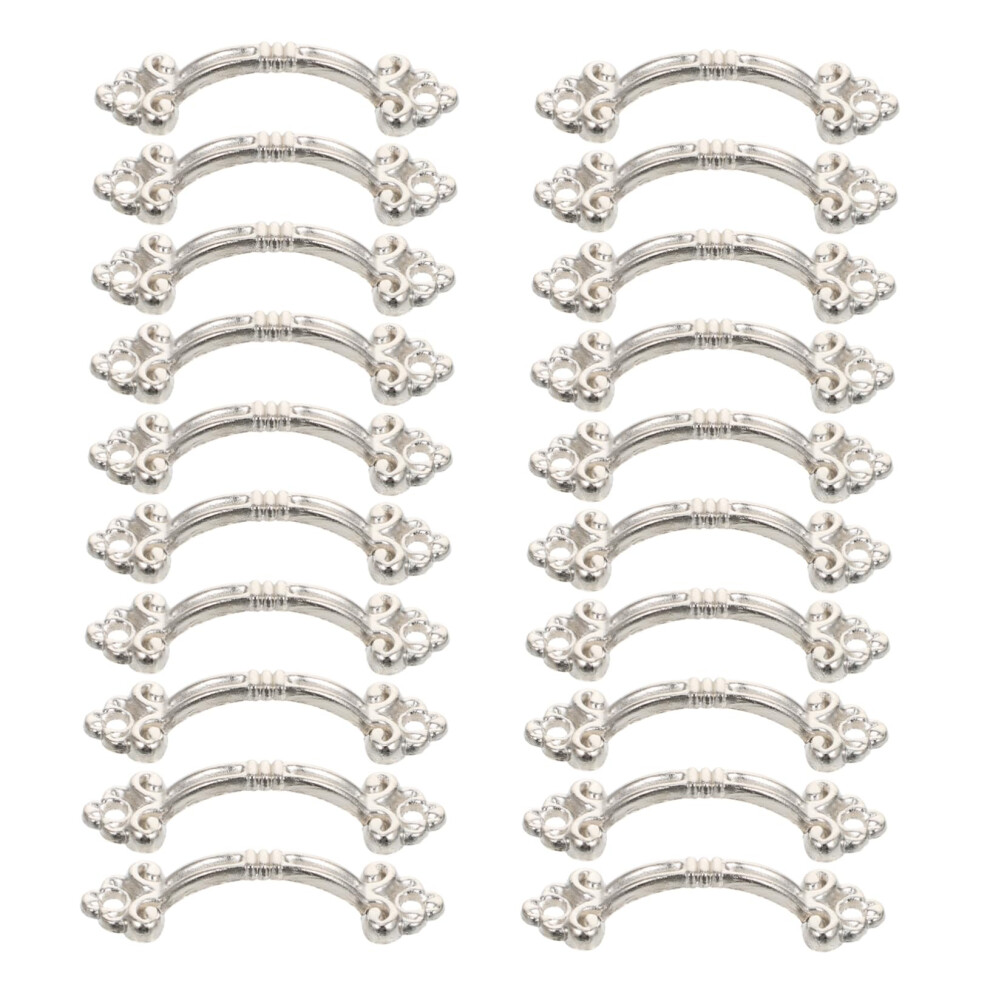 20Pcs Vintage Drawer Pull Handles For Jewelry Box Cabinet, Durable Zinc Alloy Antique Knobs 9351714517126