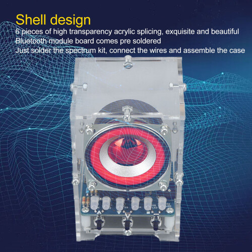 M18 DIY Bluetooth Speaker Kit 5W 4Ω Clear Acrylic 2