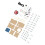 M18 DIY Bluetooth Speaker Kit 5W 4Ω Clear Acrylic 15