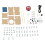 M18 DIY Bluetooth Speaker Kit 5W 4Ω Clear Acrylic 16