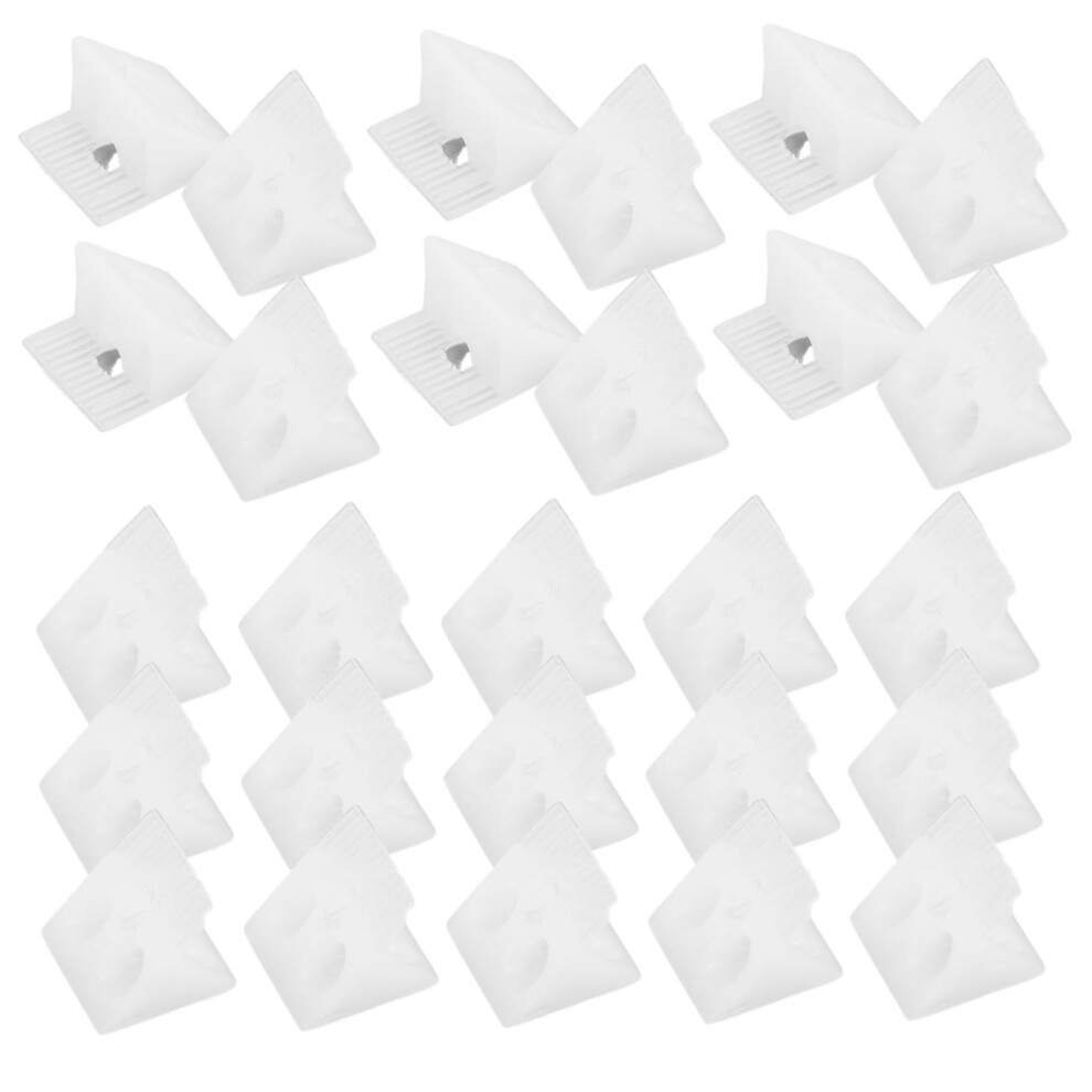 Drawer Kit 100Pcs Plastic And Metal Bottom Support Brackets For Sagging Cabinet Reinforcement 9351714517188