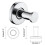 Stainless Steel Robe Hook Rustproof Mirror Finish Wall Mounted Bathroom Towel Hook Silver 1pcs 2