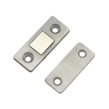 Heavy Duty Gate Hinge 5KG Load Silver Door Catch Latch for Cupboard with Smooth Pivot Action