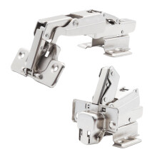 2Pcs 165 Degree Soft Close Cabinet Hinges for Corner Cupboards, Frameless No Overlay Hydraulic Hinges