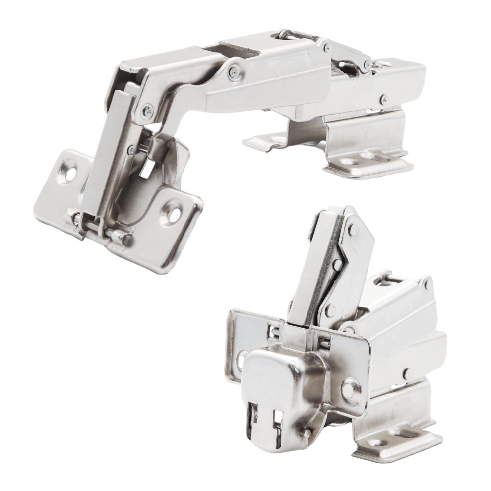 2Pcs 165 Degree Soft Close Cabinet Hinges For Corner Cupboards, Frameless No Overlay Hydraulic Hinges 9330225369424