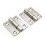 Square Industrial Hinge Flat Fold Design for Power Distribution Box Thickened Mechanical Fold 1Pcs 1