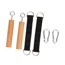 Wooden Pull Up Grips Natural Beech 15x20cm 445g
