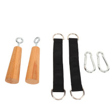 Wooden Pull Up Grips Beech Wood 443g Outdoor