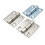 Square Industrial Hinge Flat Fold Design for Power Distribution Box Thickened Mechanical Fold 1Pcs 3