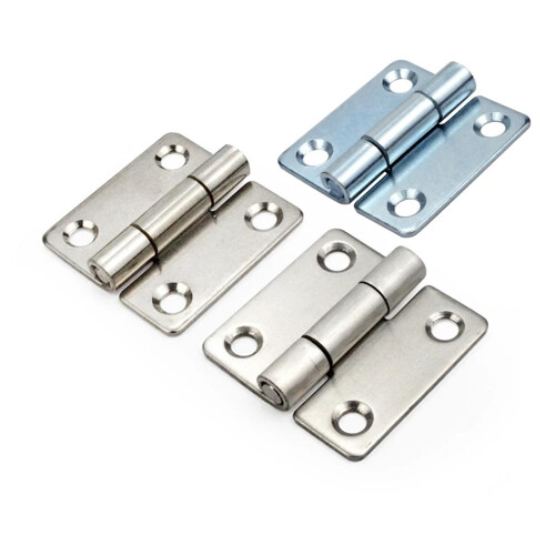 Square Industrial Hinge Flat Fold Design for Power Distribution Box Thickened Mechanical Fold 1Pcs 2