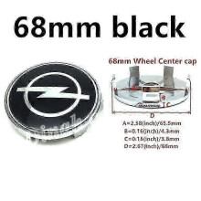 (4pcs 68mm Black) 4pcs Opel 56mm 59mm 60mm 64mm 68mm Car Wheel Center Hub Caps Black Silver Rims Covers Auto Logo Badge Emblem Parts Accessories 2025