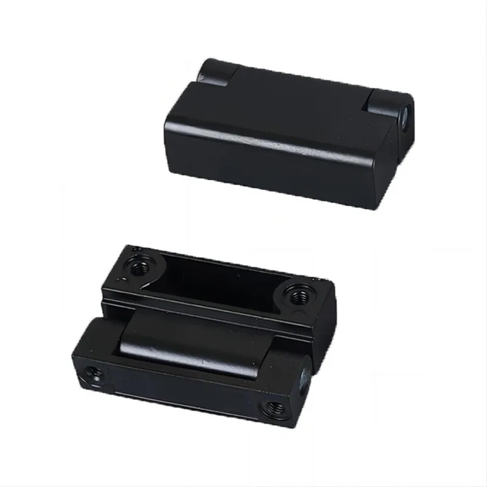 2Pcs Black Zinc Alloy Cabinet Door Hinges Heavy Duty Construction Smooth Pivot Action For Kitchen Cabinets 9771547893509