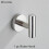 Bathroom Hardware Set with Durable Copper Construction, Hidden Mounting Design, Towel Bar Rack and Hooks 2