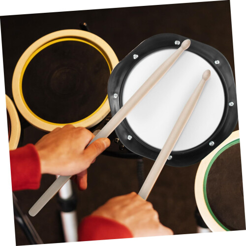 Drum Practice Pad Silent Durable Surface with Drumsticks and Bag for Beginners and Pros 1