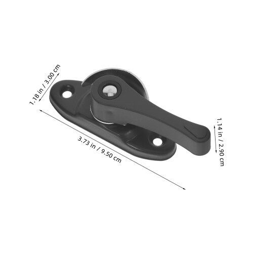Window Sash Locks 2 Sets Hook Style Durable Lock Construction for Single Hung Windows Security 1