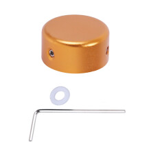 Guitar Footswitch Topper Aluminum Alloy Pedal Knob Cover with Switch Protection and Enhanced Control