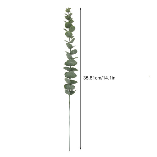 36pcs Eucalyptus Stems - 14.1in Green, Artificial 1