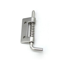 304 Stainless Steel Spring Hinge Left Hand Removable Pin for Electrical Cabinet Door Enclosures 1Pcs