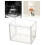 Stackable Clear Acrylic Display Case with Removable Shelf for Figurines Collectibles and Miniatures 3