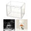 Stackable Clear Acrylic Display Case with Removable Shelf for Figurines Collectibles and Miniatures 5