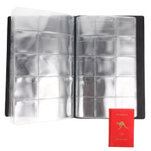 Ancient Coin Collection Album with Clear Display Pages and Secure Slots for Tokens and Medallions